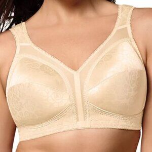 Playtex women's plus 18 Hour Ultimate Shoulder Comfort Wireless Bra 4693 sz 48 D
